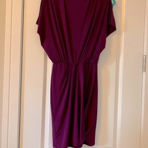 Purple cocktail dress